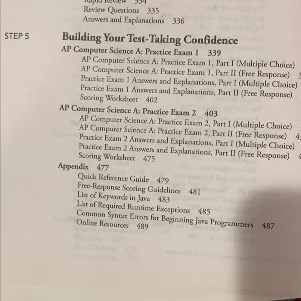 AP Computer Science A 2020 Review Book - Picture 3 of 3